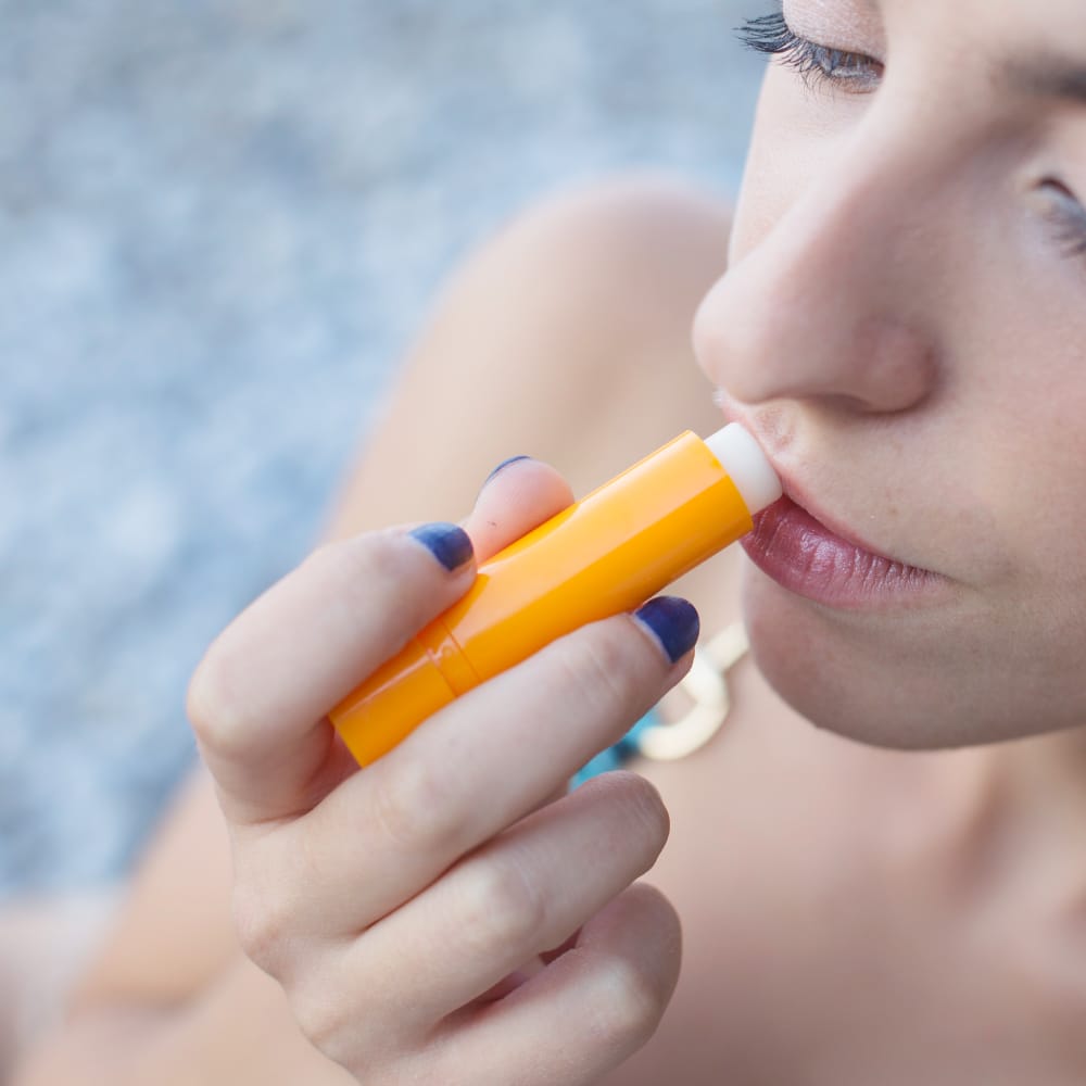 Protect lips with SPF-infused lip balms from harmful UV rays