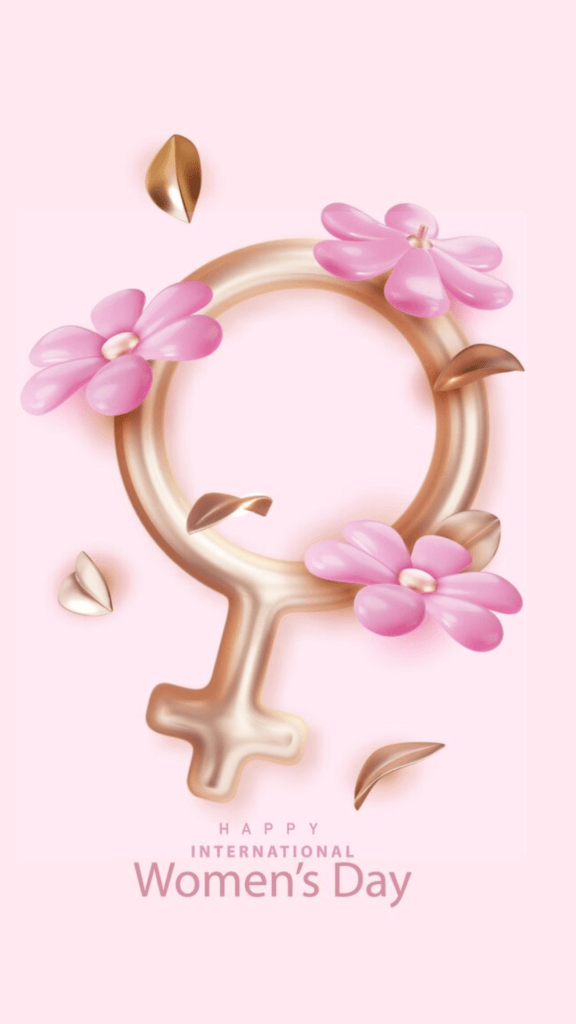International-Women's-Day-Greeting-Female sign-3d-illustration-8-March-banner