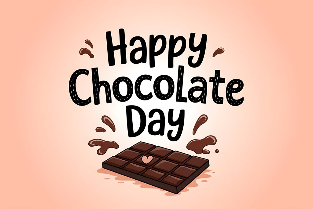 Delicious-Chocolate-Day-illustration--featuring-wrapped-chocolate-bar