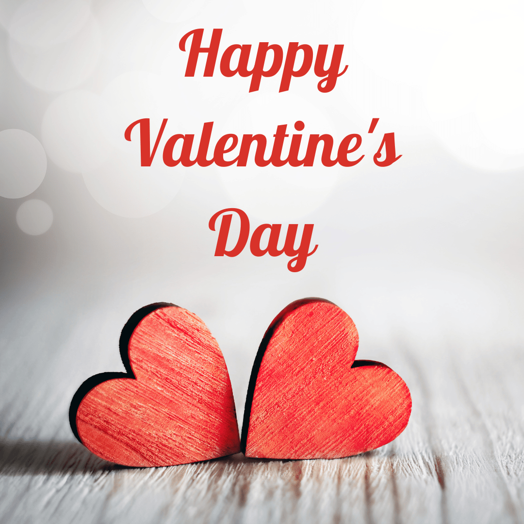 Red Happy Valentine's Day Greeting Instagram Post